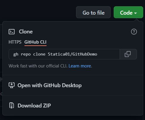 Screenshot from github