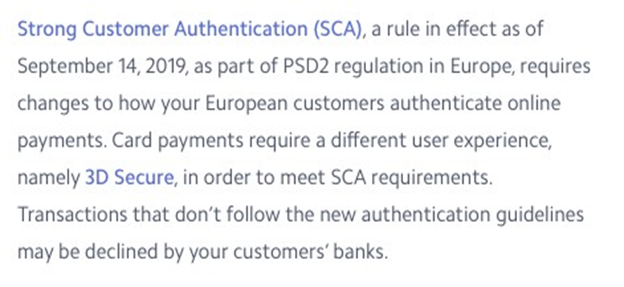 strong customer authentication rules